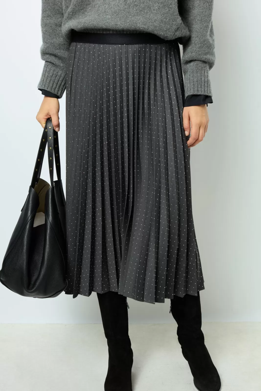 Gerard Darel Bottes en cuir velours - LIZZIE