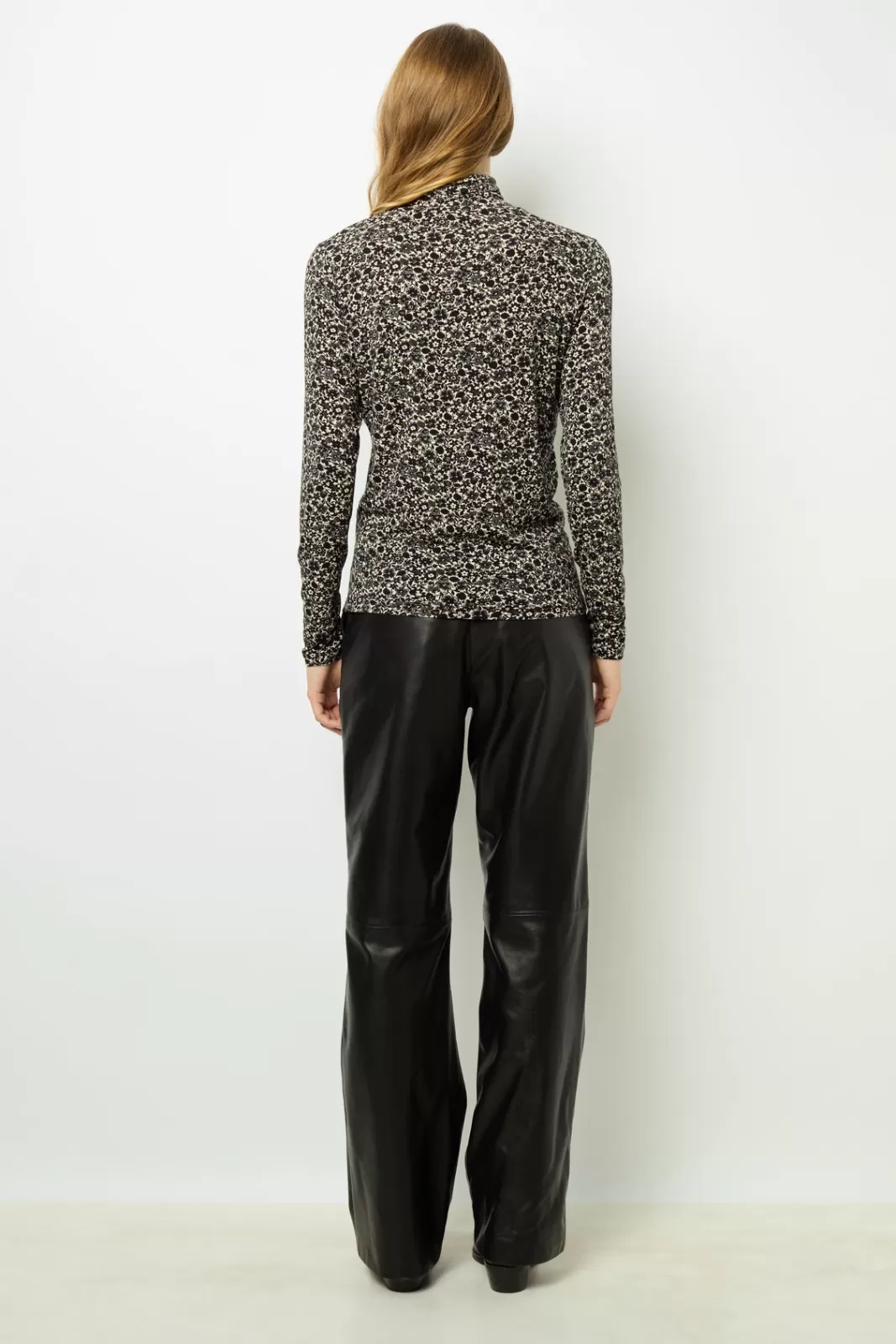 Gerard Darel Col roulé à fleurs bicolores - AURELIE