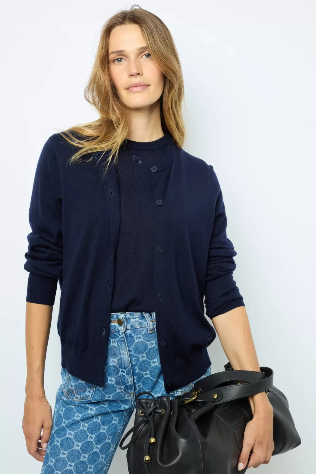 Gerard Darel Gilet en laine mérinos - LYANE
