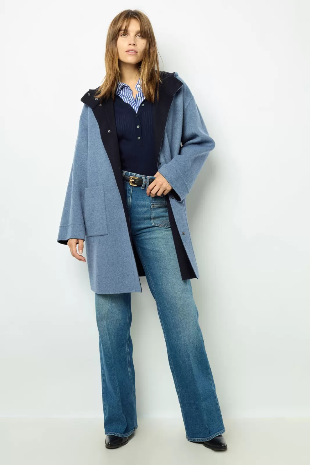 Gerard Darel Manteau réversible à capuche - LANE