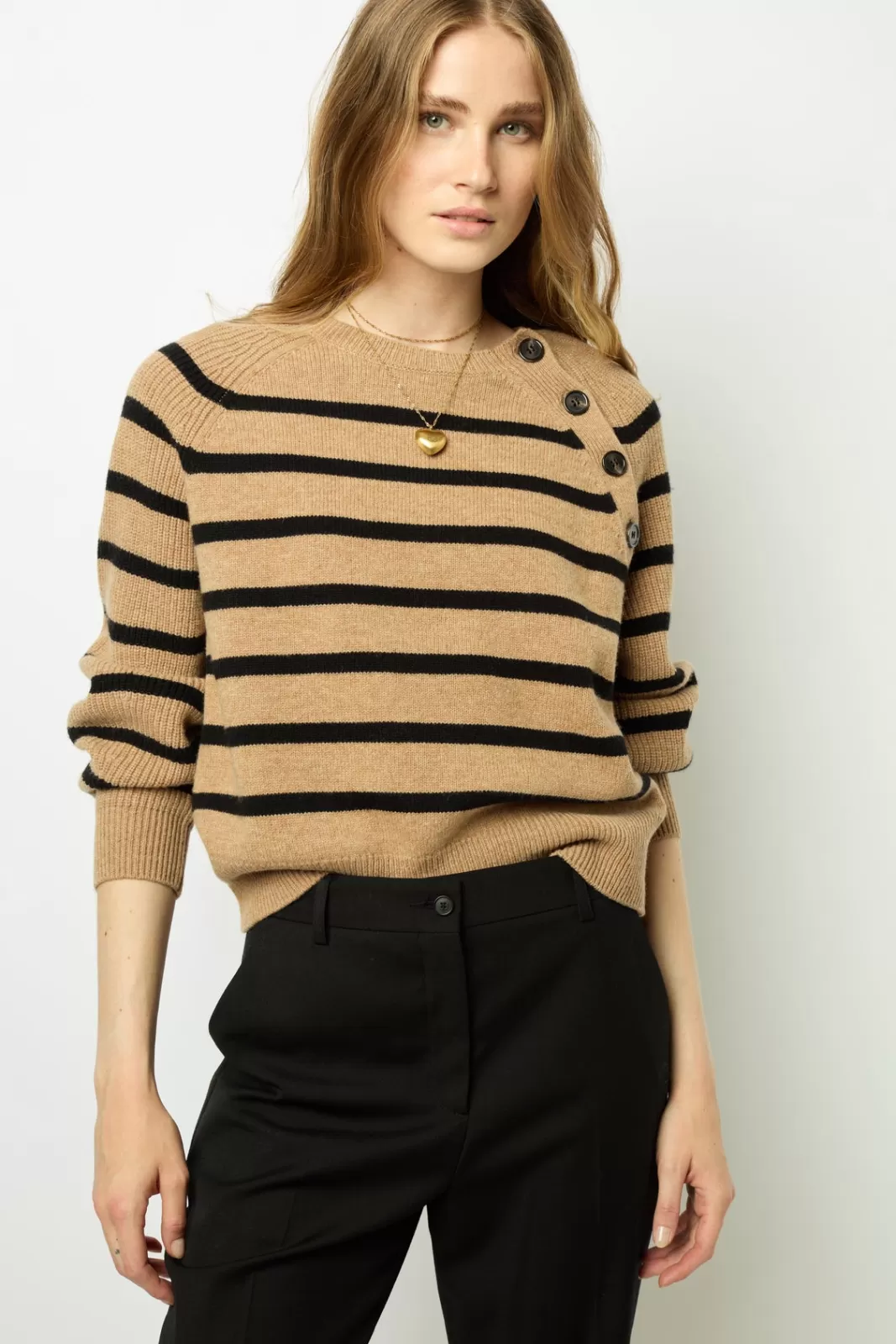 Gerard Darel Pull à rayures contrastées - JENNA