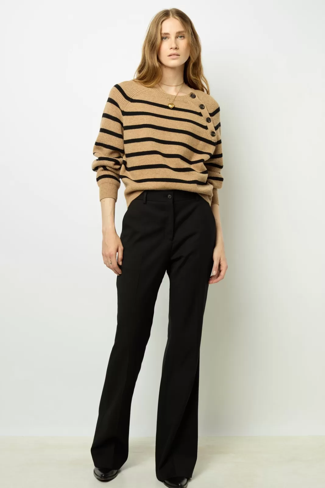 Gerard Darel Pull à rayures contrastées - JENNA