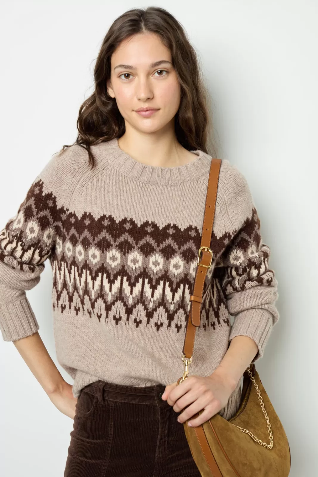 Gerard Darel Pull en laine à motifs - JANINA