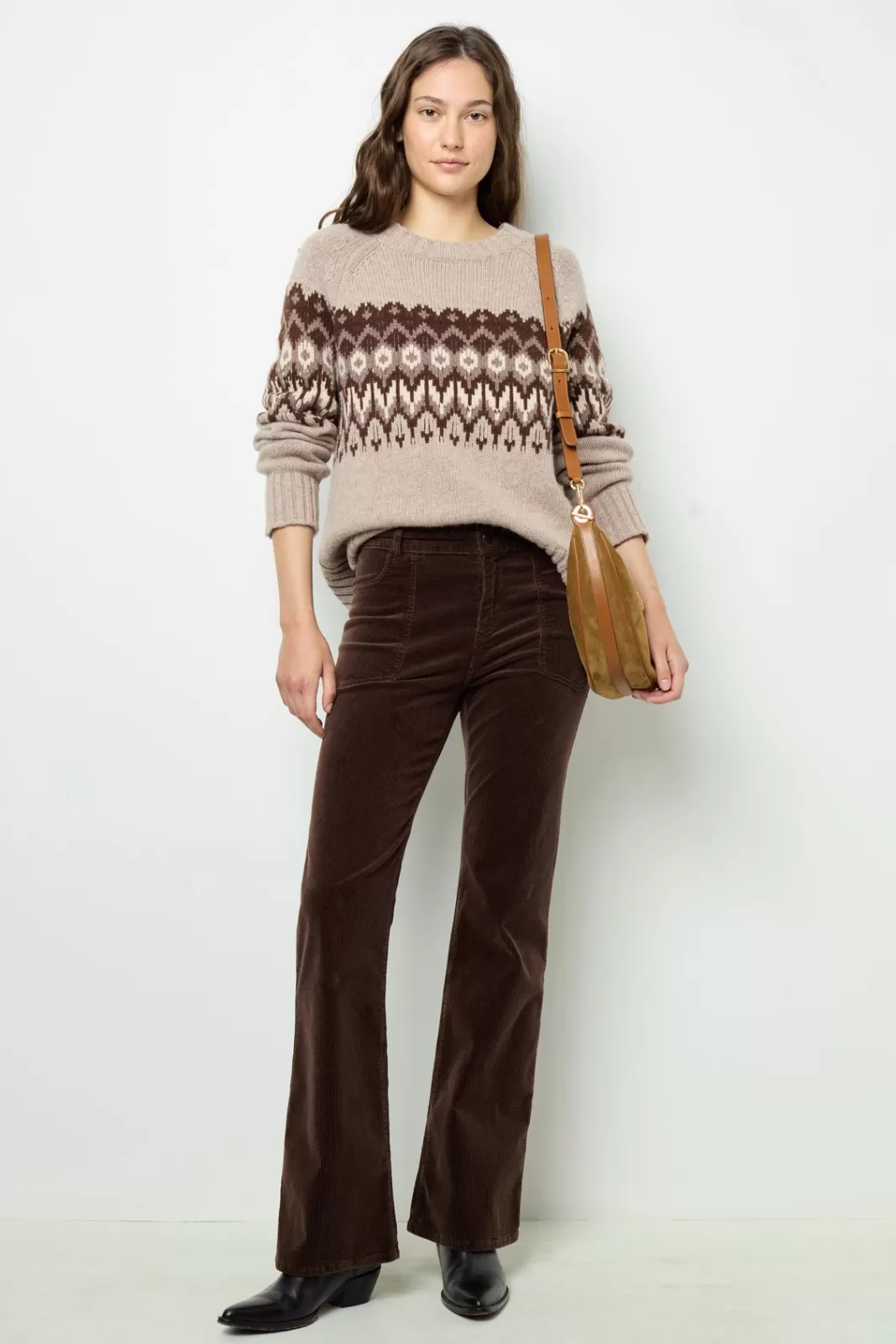 Gerard Darel Pull en laine à motifs - JANINA