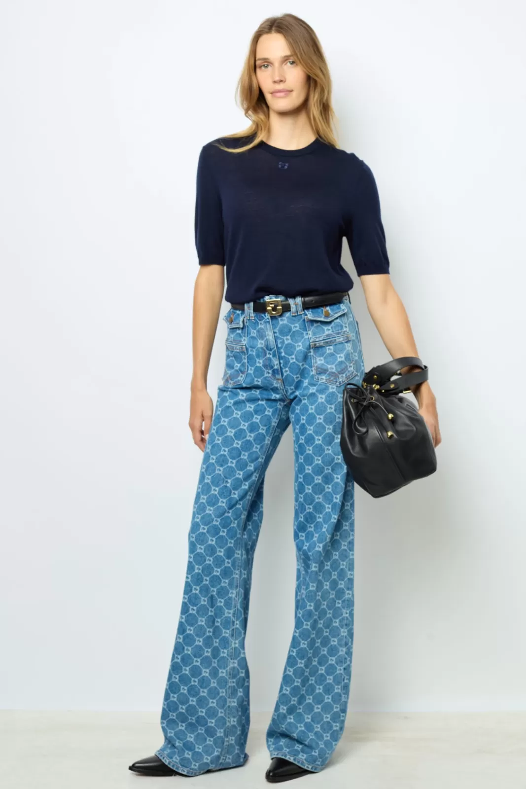Gerard Darel Pull manches courtes en laine - LYSEA