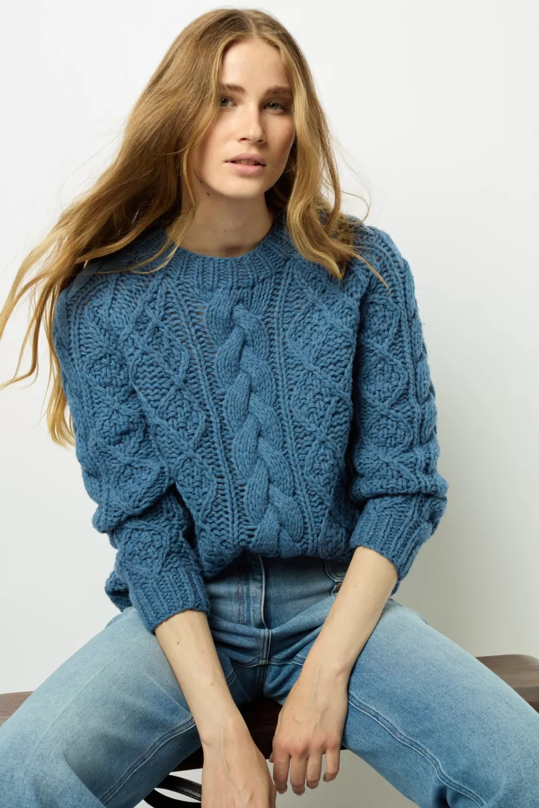 Gerard Darel Pull épais à torsades - JORDANA