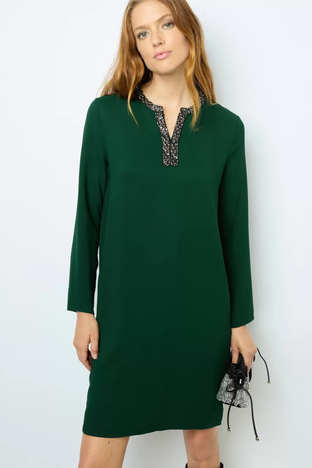 Gerard Darel Robe courte au col bijou - STERNA