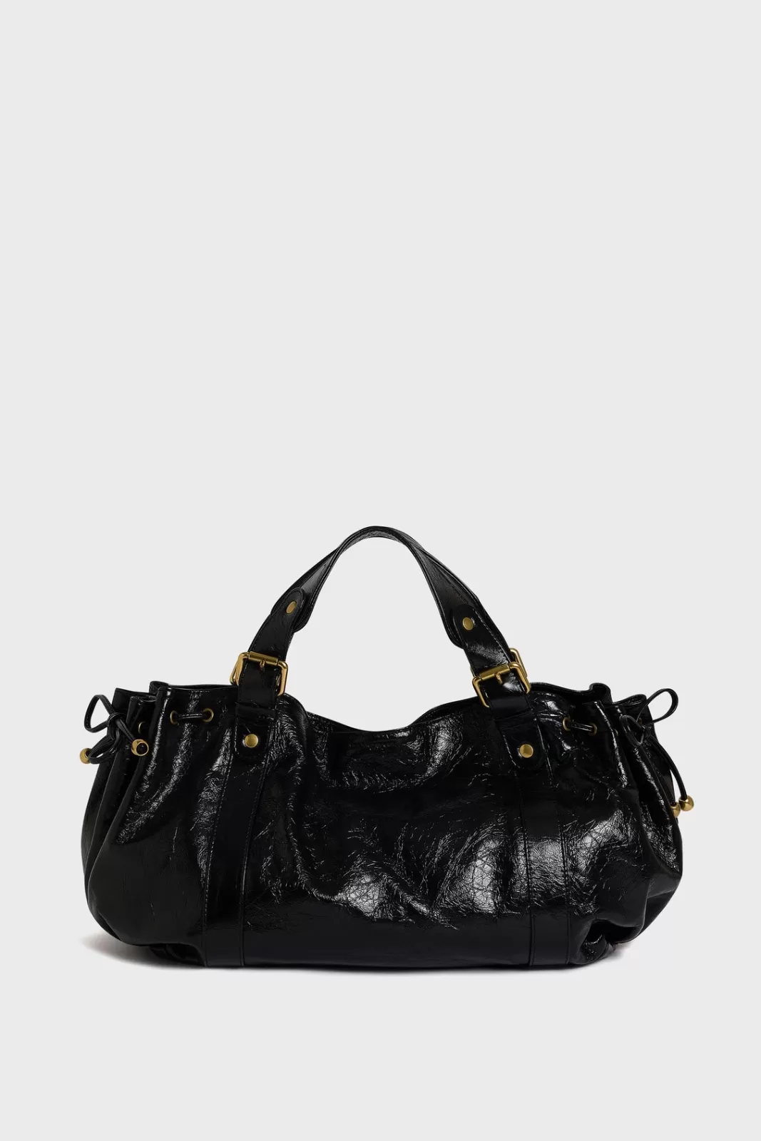 Gerard Darel Sac à main en cuir effet froissé - 24H
