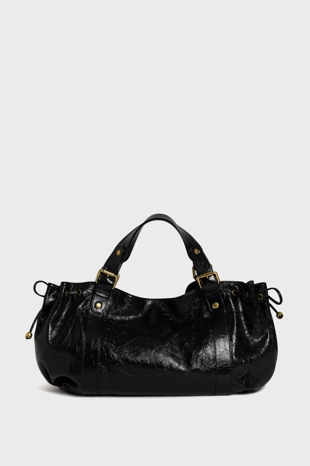 Gerard Darel Sac à main en cuir effet froissé - 24H