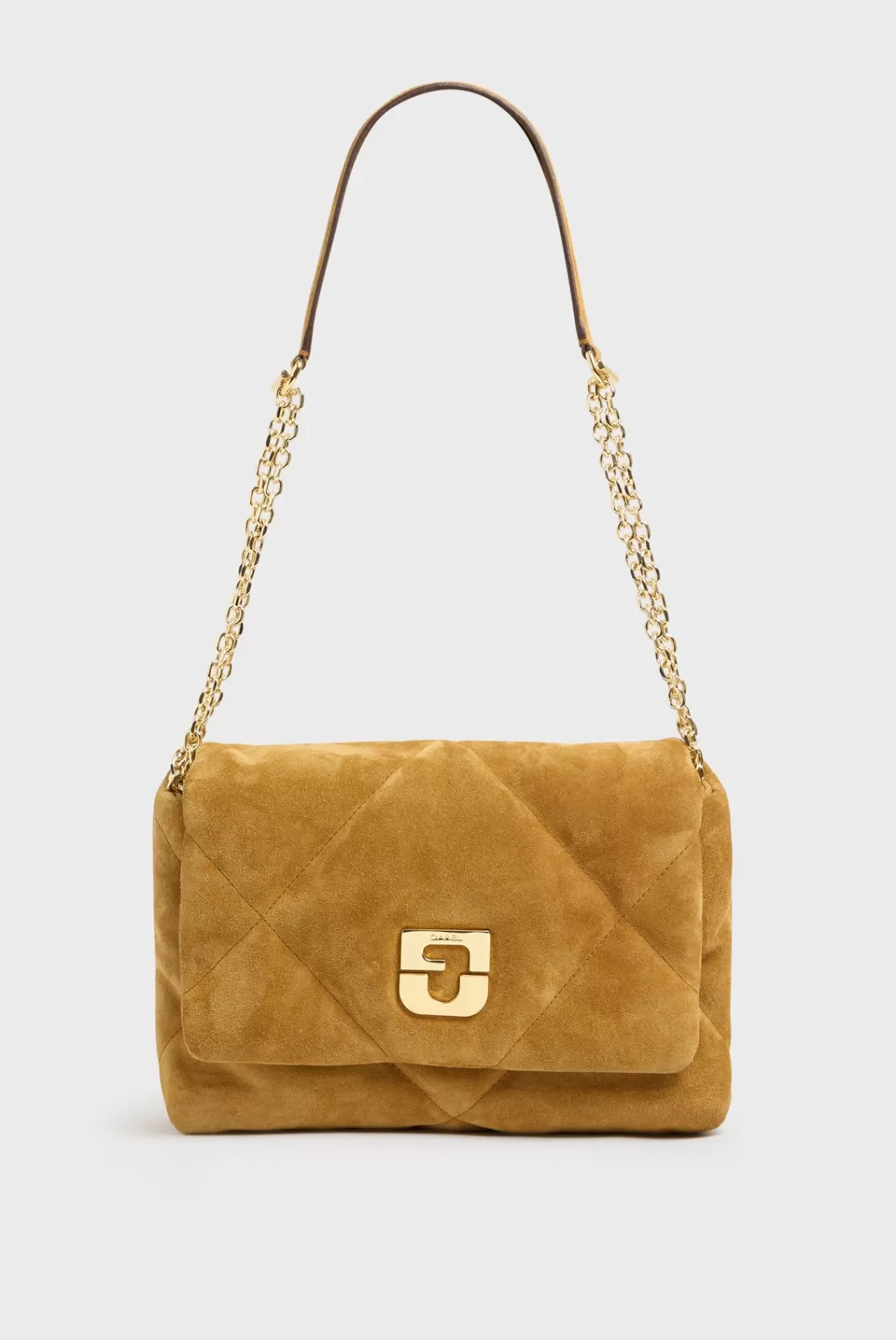 Gerard Darel Sac porté travers en cuir velours matelassé - LE FANNY